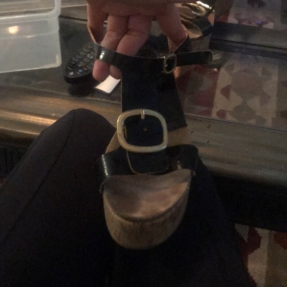 Black Pedro Garcia Wedges size 36.5/6.5 - Picture 7 of 10